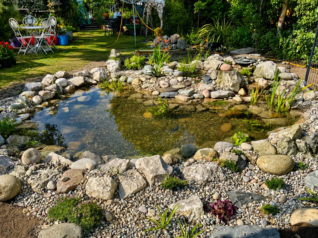 Koupaci jezirko po - Réalisation PolGarden
